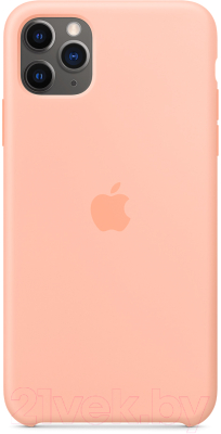 

Чехол-накладка Apple, Silicone Case для iPhone 11 Pro Max Grapefruit / MY1H2