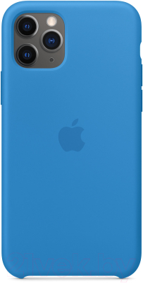 

Чехол-накладка Apple, Silicone Case для iPhone 11 Pro Surf Blue / MY1F2