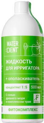 

Жидкость для ирригатора Waterdent, Фитокомплекс без фтора