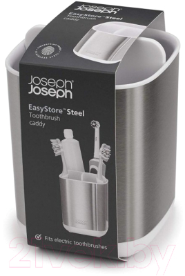 Органайзер для ванной Joseph Joseph EasyStore Steel 70530 (белый)