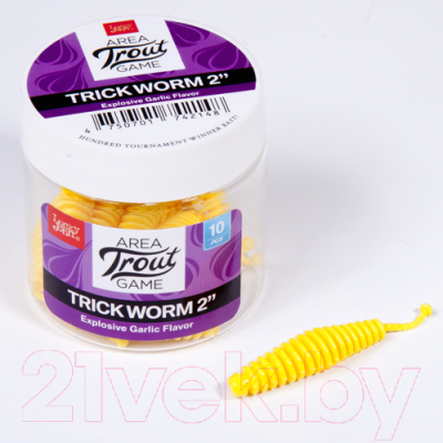 Мягкая приманка Lucky John Pro Series Trick Worm / 140160-101 (10шт)