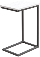 Приставной столик Millwood Art-1.1 Л 30x40x60 (дуб белый Craft/металл черный) - 
