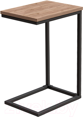 Приставной столик Millwood Art-1.1 Л 30x40x60 (дуб табачный Craft/металл черный)