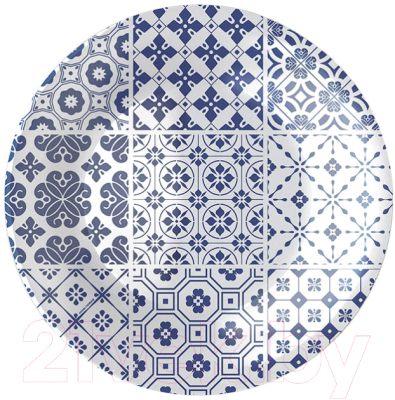 Тарелка столовая обеденная Bormioli Rocco Виетри 430133-442 (синий)
