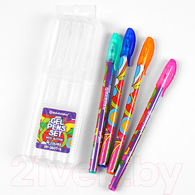Изображение товара Набор гелевых ручек Darvish DV-3607-4 (4шт)