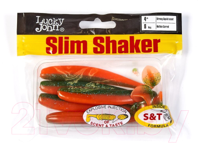 Мягкая приманка Lucky John Pro Series Slim Shaker / 140183-T56 (6шт)