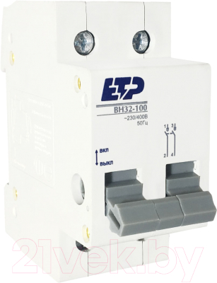 

Выключатель нагрузки ETP, ВН 32-100 2P 20А / 12317