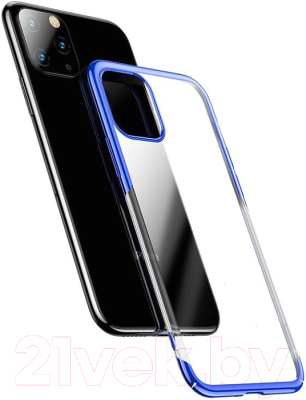 Чехол-накладка Baseus Glitter для iPhone 11 Pro / WIAPIPH58S-DW03 (синий)