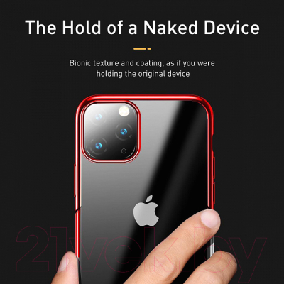 Чехол-накладка Baseus Glitter для iPhone 11 Pro / WIAPIPH58S-DW09 (красный)