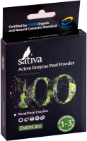 Пилинг для лица Sativa №100 активный энзимный - 