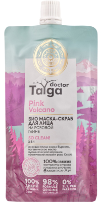 Маска для лица кремовая Natura Siberica Doctor Taiga Био 3 в 1 (100мл)