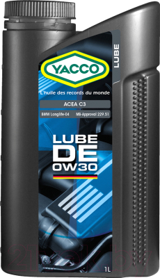 Моторное масло Yacco Lube DE 0W30 (1л)