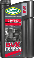 Трансмиссионное масло Yacco BVX LS 1000 75W140 (2л) - 
