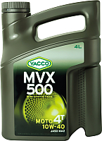 Моторное масло Yacco MVX 500 4T 10W40 (4л) - 