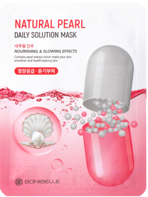 

Маска для лица тканевая Bonibelle, Natural Pearl Daily Solution Mask питательная