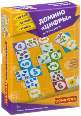 

Развивающая игрушка Bondibon, Домино. Цифры / ВВ3902