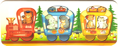 

Развивающая игрушка Бэмби, Веселый паровозик / 7950/40