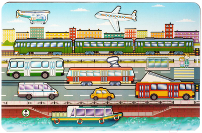 

Развивающая игрушка Бэмби, Городской транспорт / 8013/35