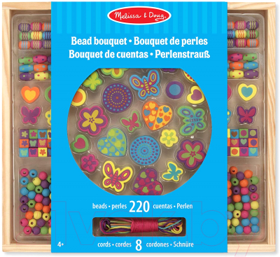 

Набор для создания украшений Melissa & Doug, Букет из бусинок / 14169