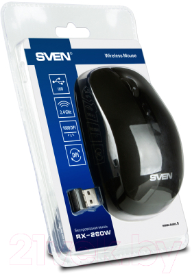 Мышь Sven RX-260W Wireless (черный)
