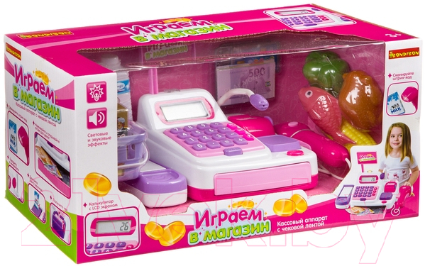 Касса игрушечная Bondibon Играем в магазин / ВВ4124