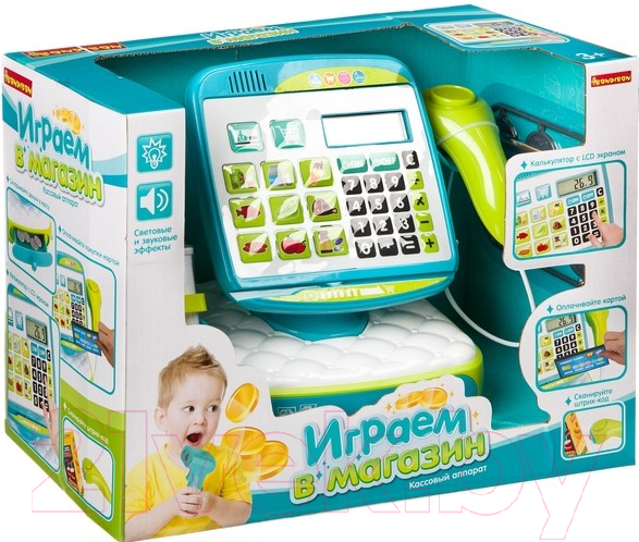 Касса игрушечная Bondibon Играем в магазин / ВВ4125