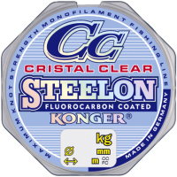 

Леска монофильная Konger, Steelon Crictal Clear Fluorocarbon 0.25мм 30м / 239030025