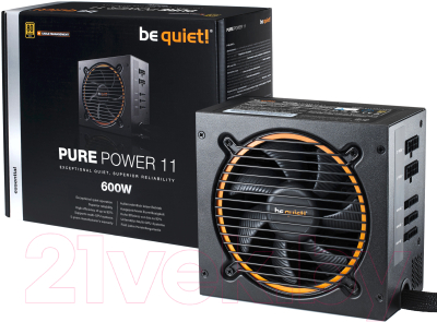 Блок питания для компьютера Be quiet! Pure Power 11-CM Modular Gold Retail 600W (BN298)