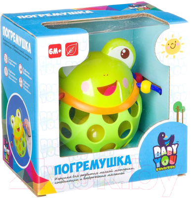 Изображение товара Погремушка Bondibon Лягушка / ВВ2321