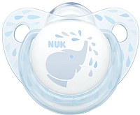 Пустышка NUK Baby Blue Ортодонтической формы / 10730303 (силикон, р.1) - 
