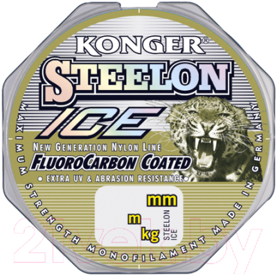 Леска монофильная Konger Steelon Fluorocarbon Ice 0.10мм 50м / 220050010