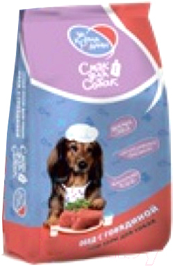 Сухой корм для собак За Корма Родины Смак для собак. Обед с говядиной / ZKR001 (12кг)