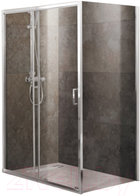 Душевой уголок BelBagno UNIQUE-AH-1-100/115-90-C-Cr