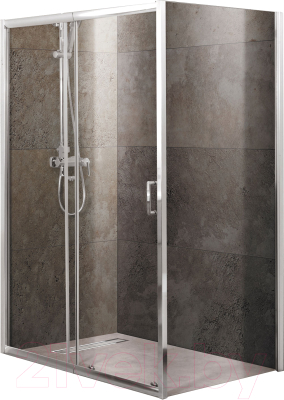 Душевой уголок BelBagno UNIQUE-AH-1-120/135-90-C-Cr