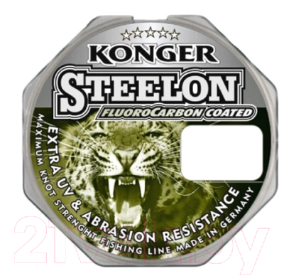 Леска монофильная Konger Steelon Fluorocarbon 0.18мм 100м / 220100018