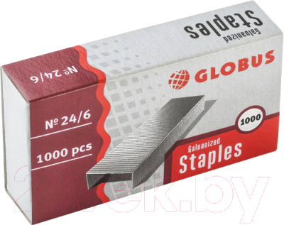 

Скобы канцелярские Globus, №24-6 / С24/6-1000