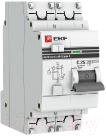Дифференциальный автомат EKF PROxima АД-32 1P+N 50А/30мА / DA32-50-30-pro