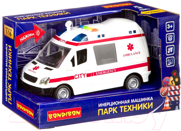 Автомобиль игрушечный Bondibon Парк техники / ВВ4068