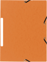 Папка для бумаг Exacompta Manila на резинках / 55474E (оранжевый) - 