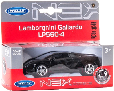 Масштабная модель автомобиля Welly Lamborghini Gallardo 1:34-39 / 43620
