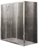 

Душевой уголок BelBagno, UNIQUE-AH-21-170/200-100-C-Cr