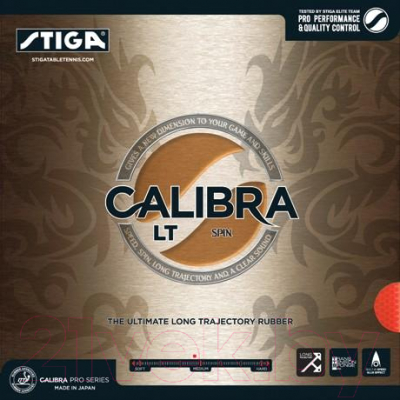 

Накладка для ракетки настольного тенниса STIGA, Calibra LT Spin Max / 986822
