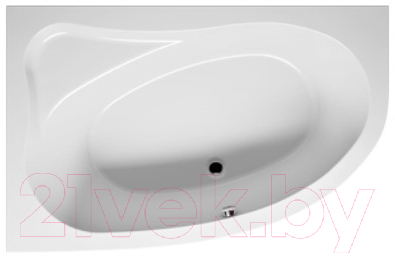 Ванна акриловая Riho Lyra 170 R / BA63005 (с ножками и экраном)