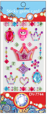 

Набор наклеек Darvish, Стразы / DV-7744
