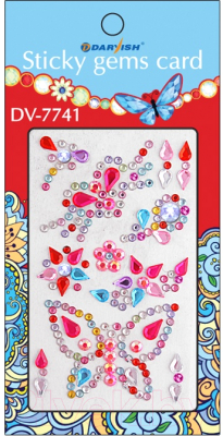 

Набор наклеек Darvish, Стразы / DV-7741