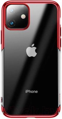 Чехол-накладка Baseus Glitter для iPhone 11 / WIAPIPH61S-DW09 (красный)