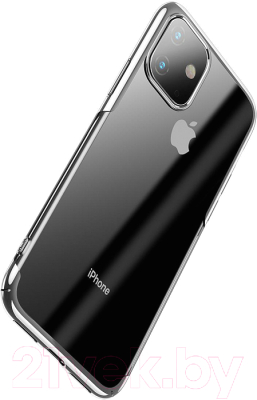 Чехол-накладка Baseus Glitter для iPhone 11 / WIAPIPH61S-DW0S (серебристый)