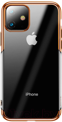 Чехол-накладка Baseus Glitter для iPhone 11 / WIAPIPH61S-DW0V (золото)
