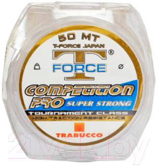 

Леска монофильная Trabucco, Прозрачный, T-Force Competition Pro Super Strong 0.18мм 25м / 052-65-180