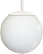 Потолочный светильник Элетех Шар 250 НСО 17-150-300 / 1005250855 (белый) - 